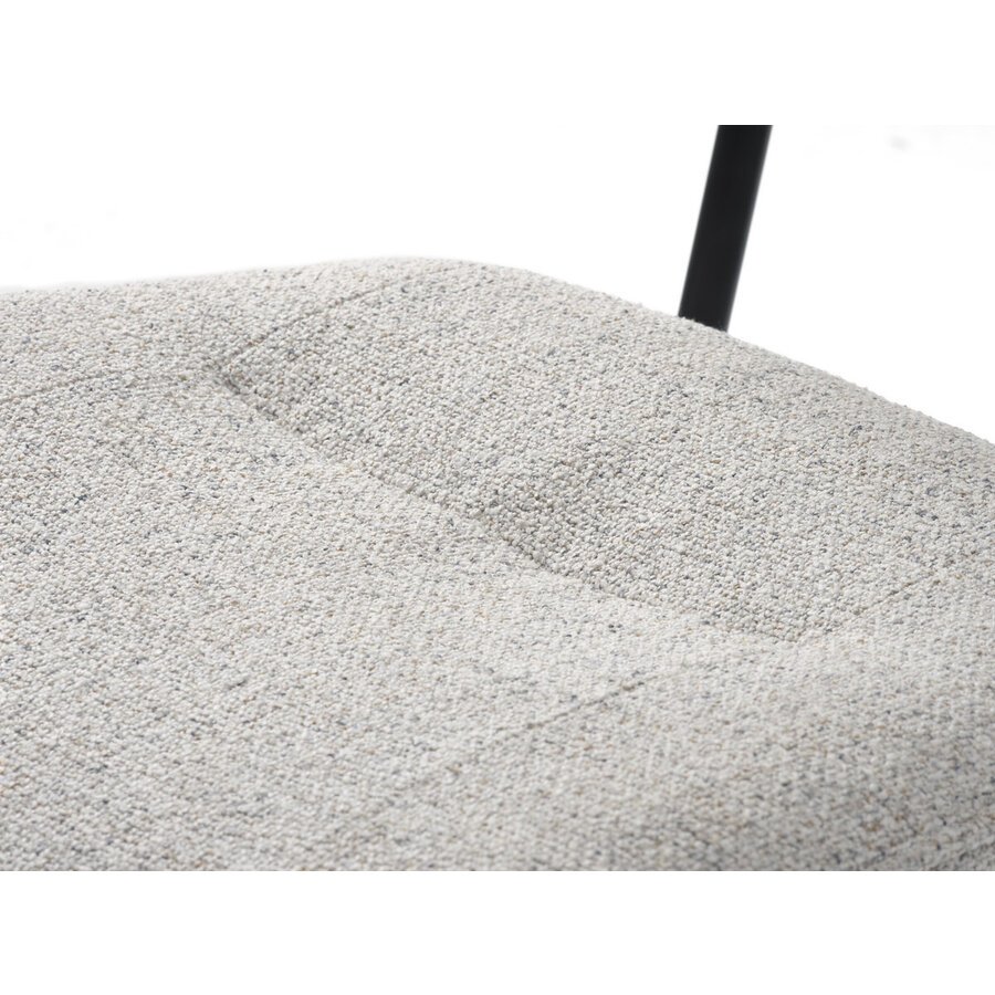 Buffalo Gebroken Wit Bouclé Eetkamerstoel Buffalo Gebroken Wit Bouclé Eetkamerstoel