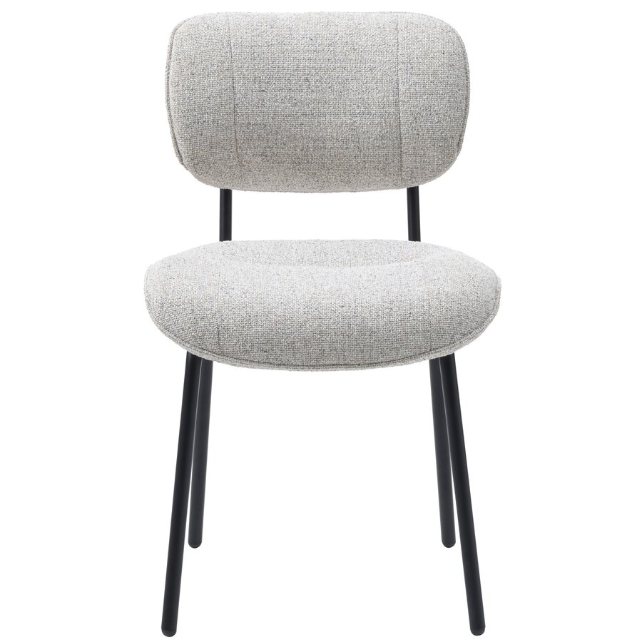 Buffalo Gebroken Wit Bouclé Eetkamerstoel Buffalo Gebroken Wit Bouclé Eetkamerstoel