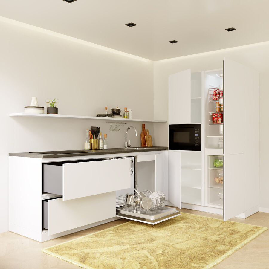 Feel Basilicum L - Keuken Alpine Wit Feel Basilicum L - Keuken Alpine Wit