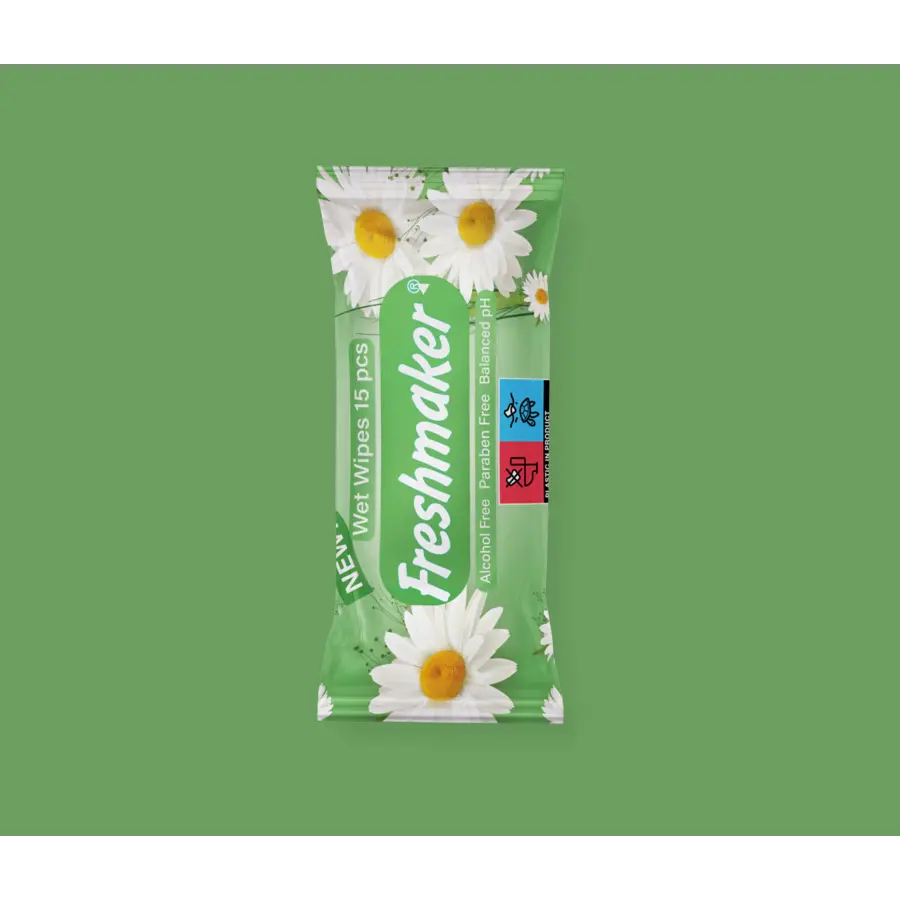 Madeliefje Natte Zakdoekjes Voordeelbundel - 15x15 Stuks | Compact & Verfrissend Madeliefje Natte Zakdoekjes Voordeelbundel - 15x15 Stuks | Compact & Verfrissend