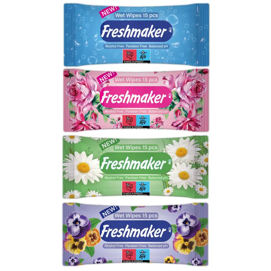 Rose Natte Zakdoekjes Voordeelbundel - 15x15 Stuks | Compact & Verfrissend Rose Natte Zakdoekjes Voordeelbundel - 15x15 Stuks | Compact & Verfrissend