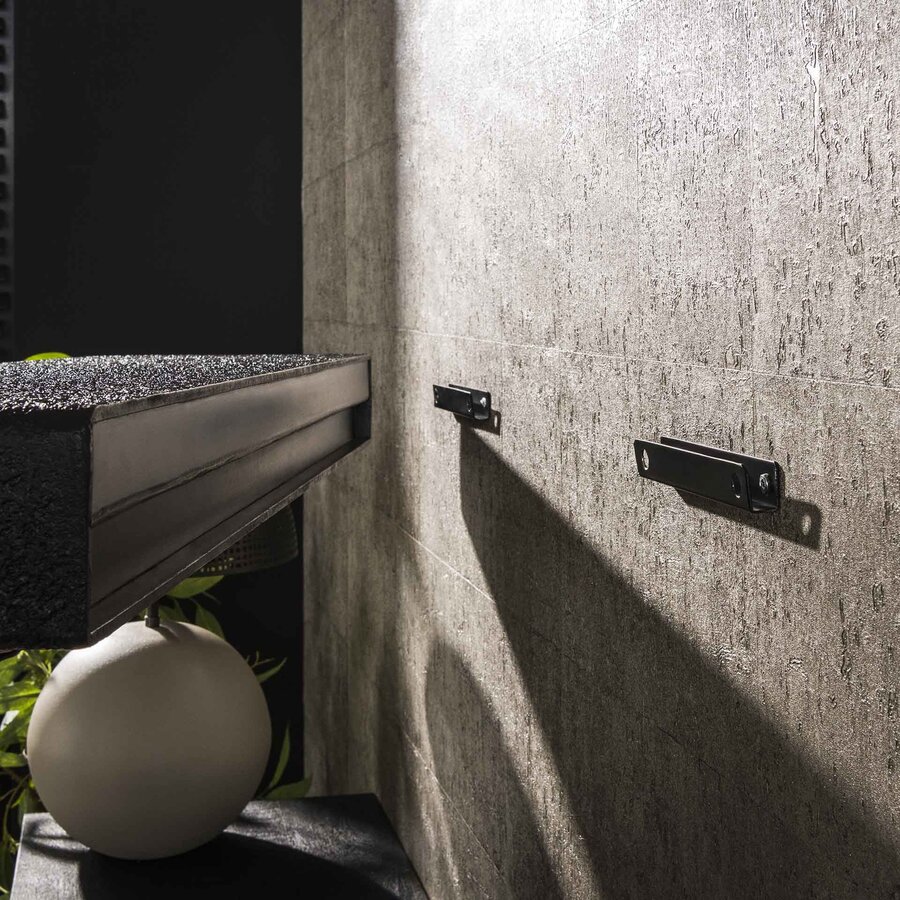 Chezelle 100 cm Wandplank Grijs Chezelle 100 cm Wandplank Grijs