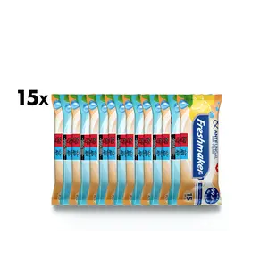 Lemon Antibacteriële en Antifungale Natte Zakdoekjes Voordeelbundel - 15x15 Stuks