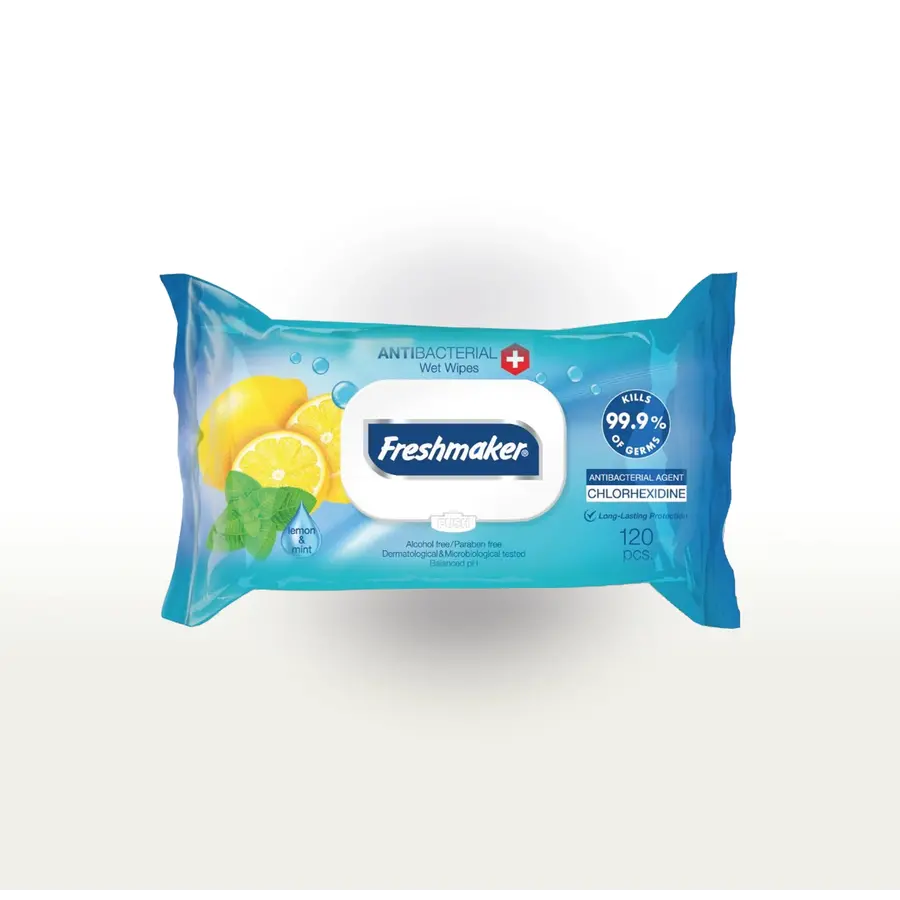 Lemon Natte Doekjes Voordeelbundel - 3x120 Stuks | Alcoholvrij, pH-gebalanceerd, Dermatologisch Getest Lemon Natte Doekjes Voordeelbundel - 3x120 Stuks | Alcoholvrij, pH-gebalanceerd, Dermatologisch Getest