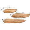 Edge Organic Acacia Wandschap Set