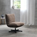Hygge Interiors Fraser Loungestoel Choco Chenille
