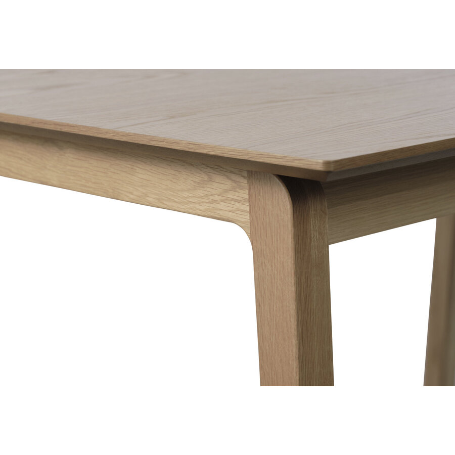 Bari Uitschuifbare Eettafel 140 -200 cm Naturel Eiken Bari Uitschuifbare Eettafel 140 -200 cm Naturel Eiken