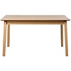 Bari Uitschuifbare Eettafel 140 -200 cm Naturel Eiken