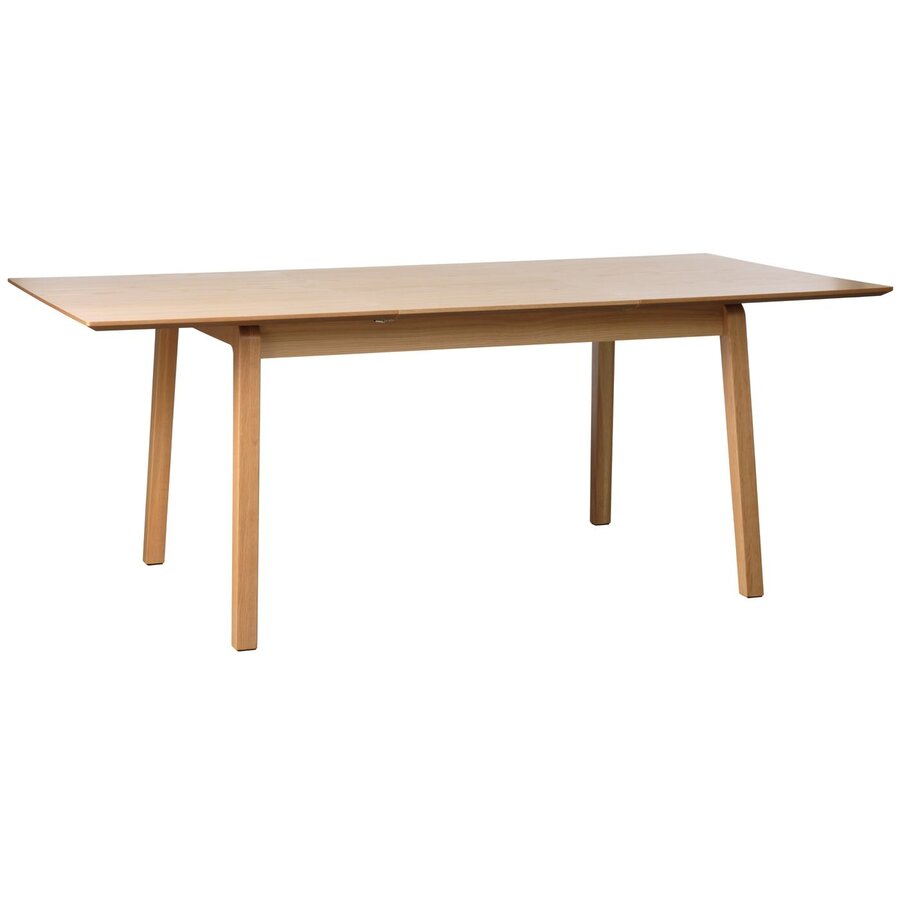 Bari Uitschuifbare Eettafel 140 -200 cm Naturel Eiken Bari Uitschuifbare Eettafel 140 -200 cm Naturel Eiken