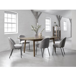 Hygge Interiors Bari Uitschuifbare Eettafel 140 -200 cm Gerookt Eiken Hygge Interiors Bari Uitschuifbare Eettafel 140 -200 cm Gerookt Eiken
