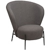 Orbit Steengrijs Bouclé Loungestoel
