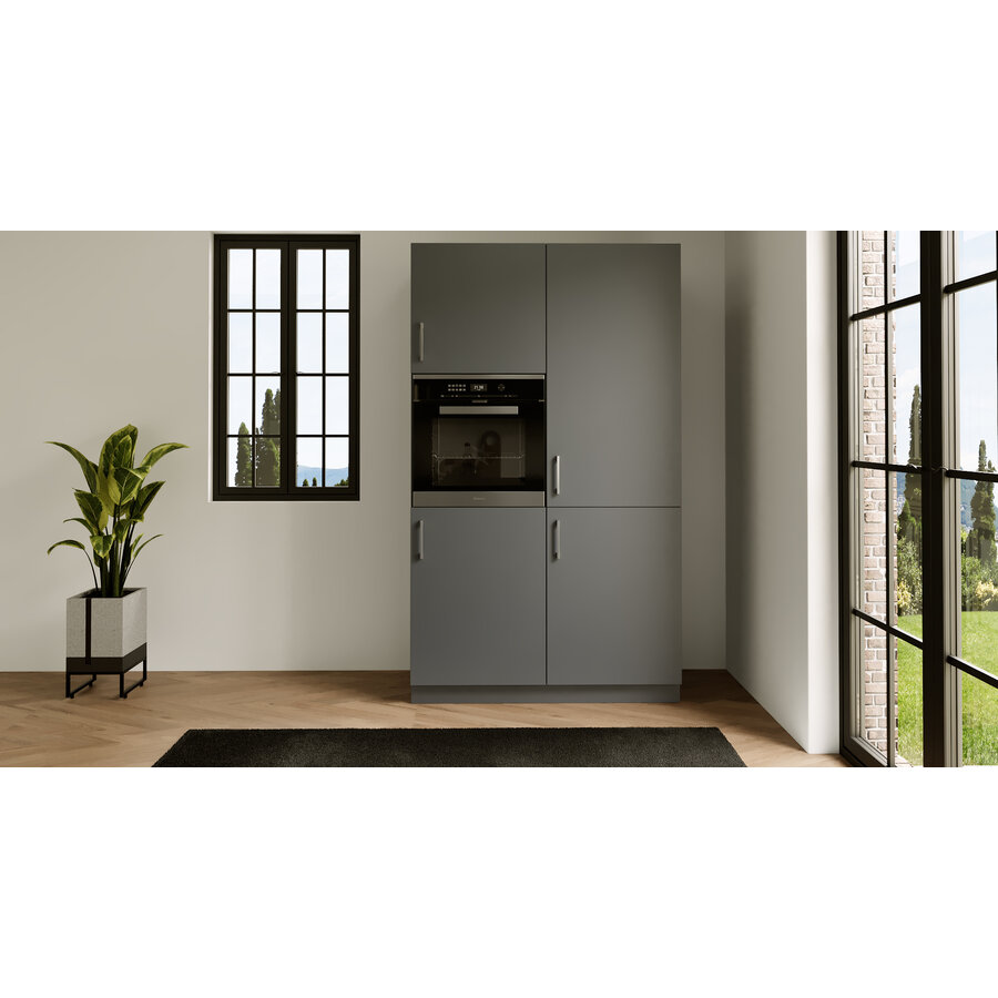 Turin Mint Parallel Keuken Grafiet