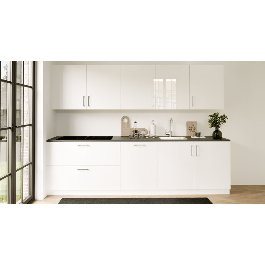 Eco Mint Parallel Keuken Hoogglans Alpine Wit