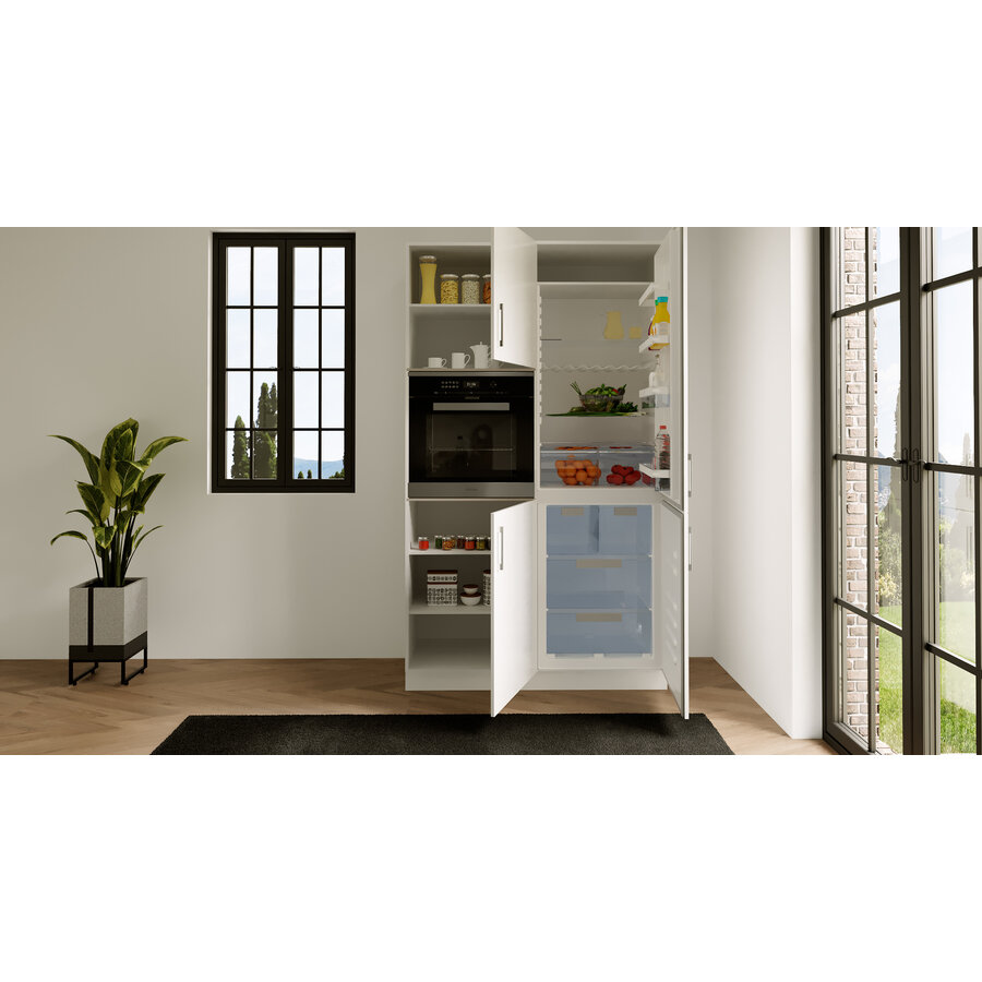 Eco Mint Parallel Keuken Hoogglans Alpine Wit Eco Mint Parallel Keuken Hoogglans Alpine Wit