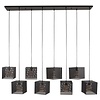 Block Mesh Artic Zwart Hanglamp 8L