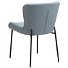 Glam Mistblauw Bouclé Eetkamerstoel