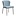 Dan Form Glam Mistblauw Bouclé Eetkamerstoel