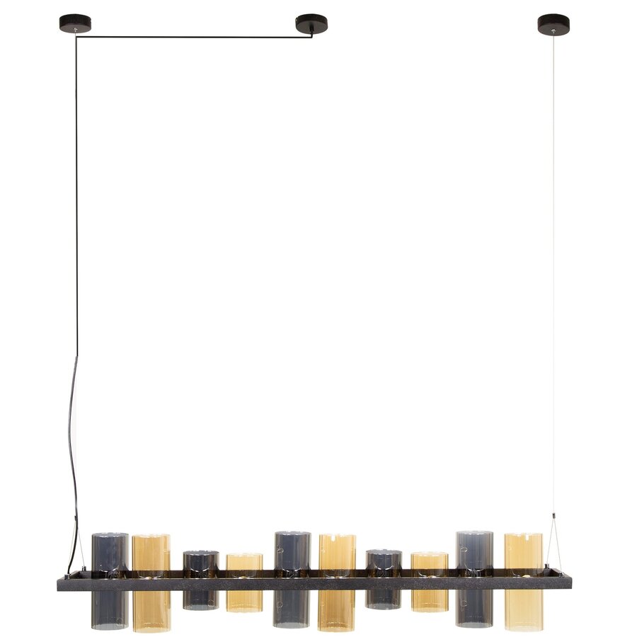 Gloed Glass 10L Hanglamp Amber/Chroom Gloed Glass 10L Hanglamp Amber/Chroom