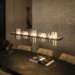 Davidi Design Gloed Glass 10L Hanglamp Amber/Chroom Davidi Design Gloed Glass 10L Hanglamp Amber/Chroom