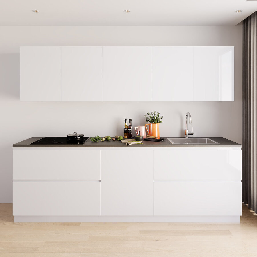 Eco Gyros Parallel Keuken Hoogglans Alpine Wit Eco Gyros Parallel Keuken Hoogglans Alpine Wit