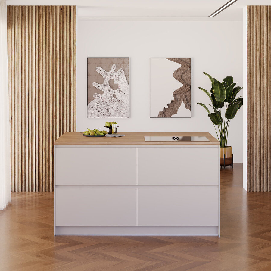 Turin Citrus Eiland Keuken Cashmere Turin Citrus Eiland Keuken Cashmere