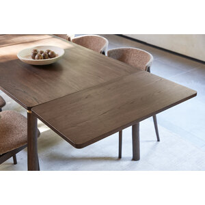 Hygge Interiors Arun Espresso Bruin 95 x 50 cm Verlengblad Eettafel