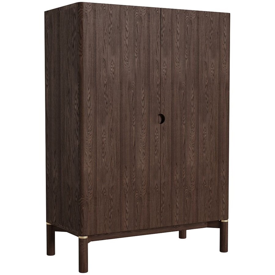 Arun Espresso Bruin Opbergkast H130 cm