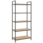 Hygge Interiors Altino H156 Boekenkast Eiken / Zwart Hygge Interiors Altino H156 Boekenkast Eiken / Zwart