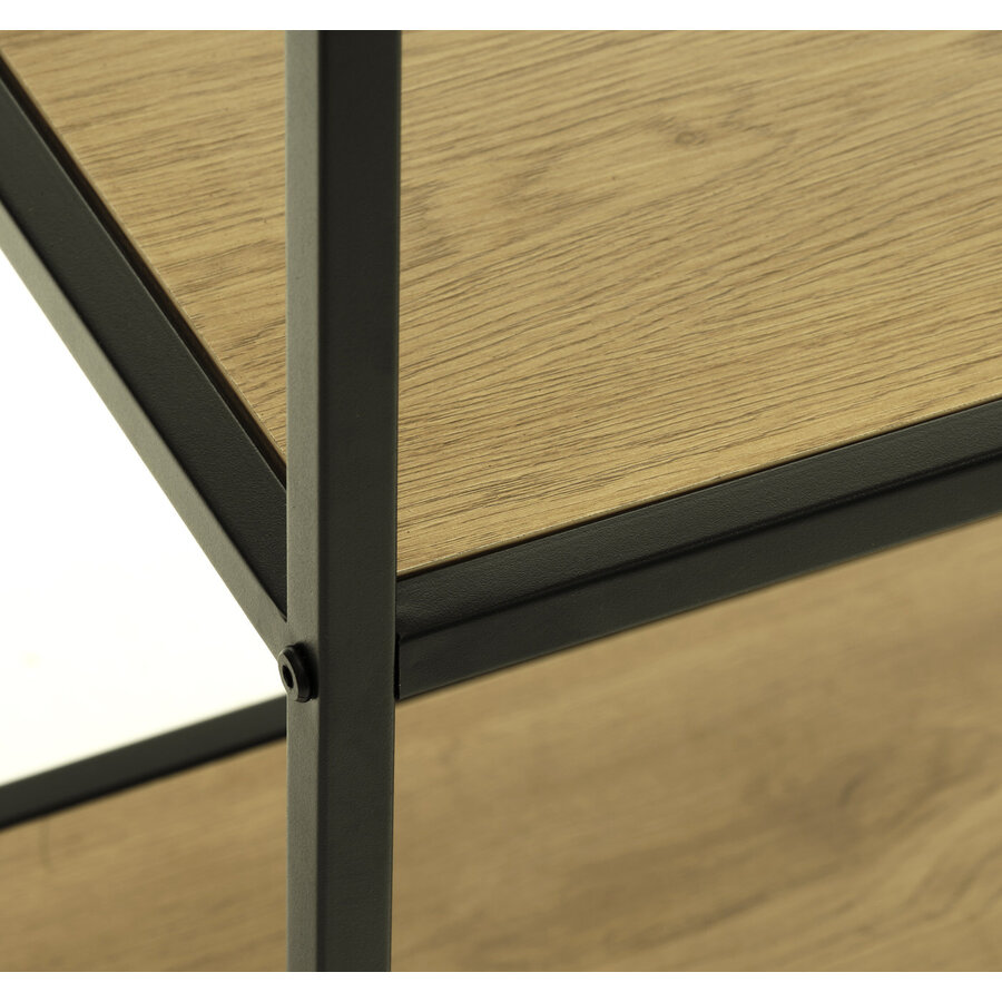 Altino H88 Boekenkast Eiken / Zwart Altino H88 Boekenkast Eiken / Zwart