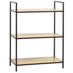 Hygge Interiors Altino H88 Boekenkast Eiken / Zwart Hygge Interiors Altino H88 Boekenkast Eiken / Zwart