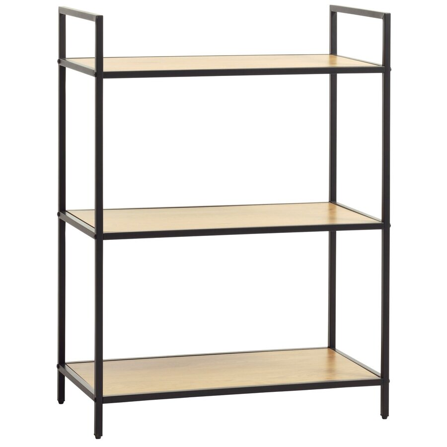 Altino H88 Boekenkast Eiken / Zwart Altino H88 Boekenkast Eiken / Zwart