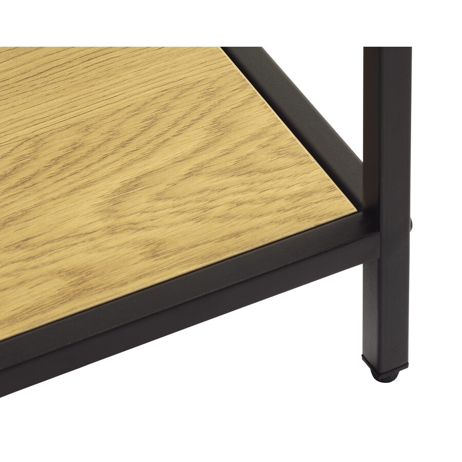 Altino H88 Boekenkast Eiken / Zwart Altino H88 Boekenkast Eiken / Zwart