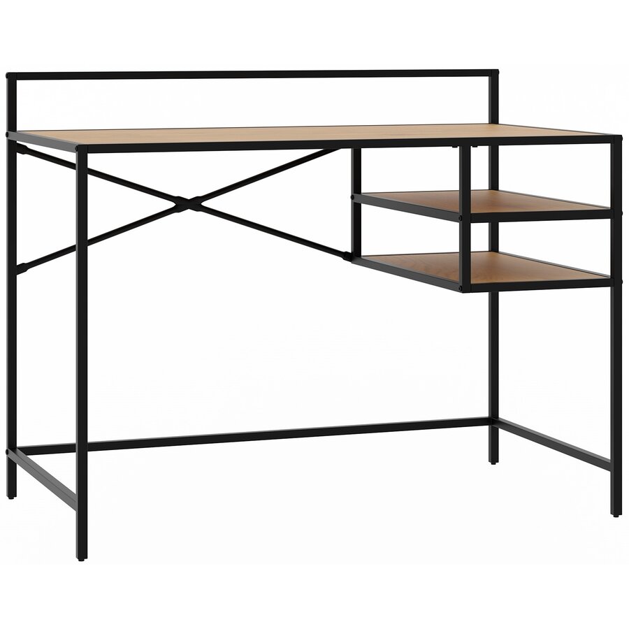 Altino 110 cm Bureautafel Eiken / Zwart Altino 110 cm Bureautafel Eiken / Zwart