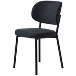 Hygge Interiors Fowler Donkergrijs Eetkamerstoel Hygge Interiors Fowler Donkergrijs Eetkamerstoel