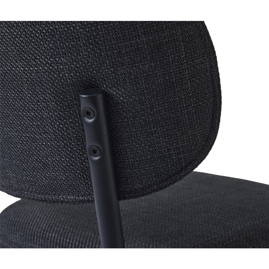 Fowler Donkergrijs Eetkamerstoel Fowler Donkergrijs Eetkamerstoel