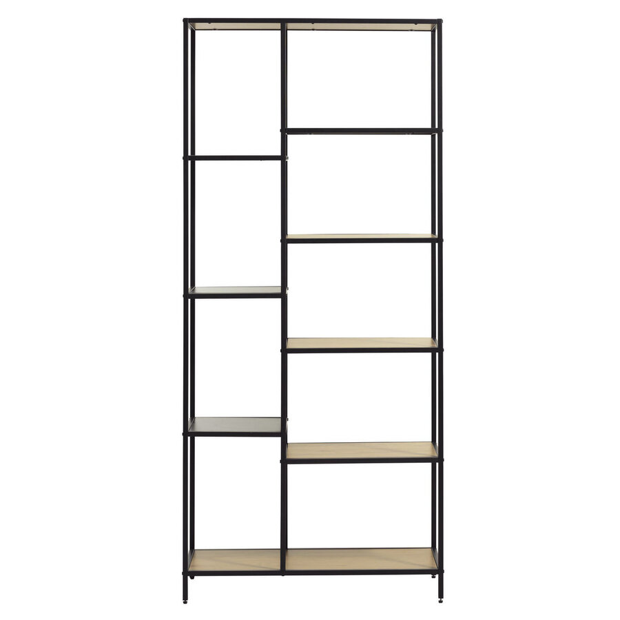 Altino H180 Wandkast Eiken / Zwart Altino H180 Wandkast Eiken / Zwart