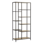 Hygge Interiors Altino H180 Wandkast Eiken / Zwart Hygge Interiors Altino H180 Wandkast Eiken / Zwart