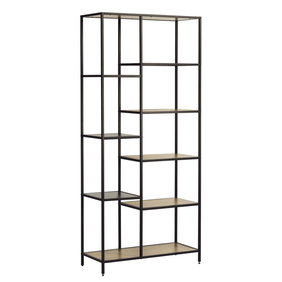 Altino H180 Wandkast Eiken / Zwart Altino H180 Wandkast Eiken / Zwart