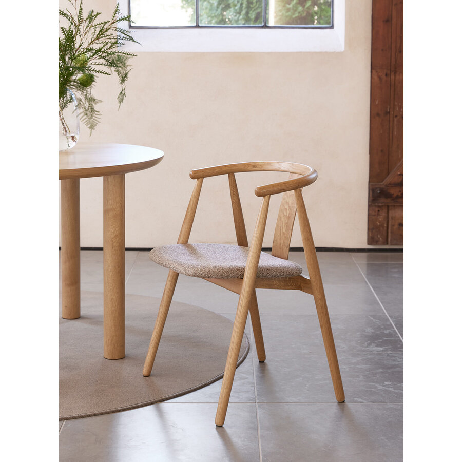 Relate Eetkamerstoel Eiken / Latte Relate Eetkamerstoel Eiken / Latte