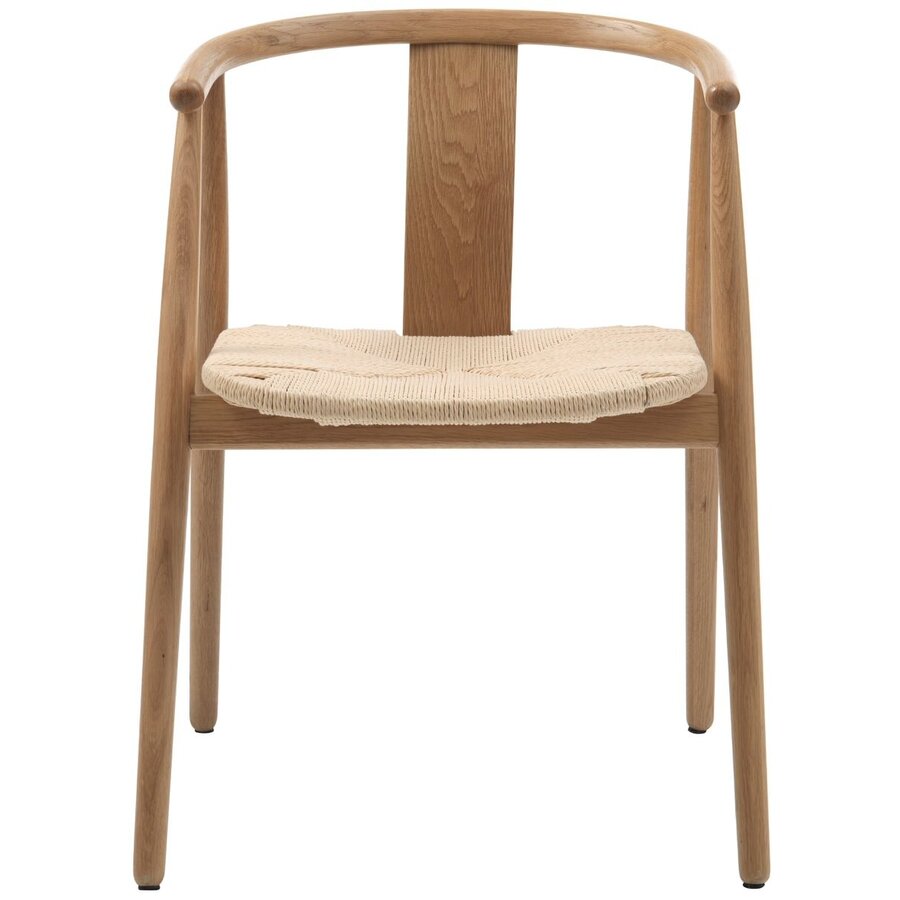 Relate Eetkamerstoel Eiken/Papieren Koord Relate Eetkamerstoel Eiken/Papieren Koord