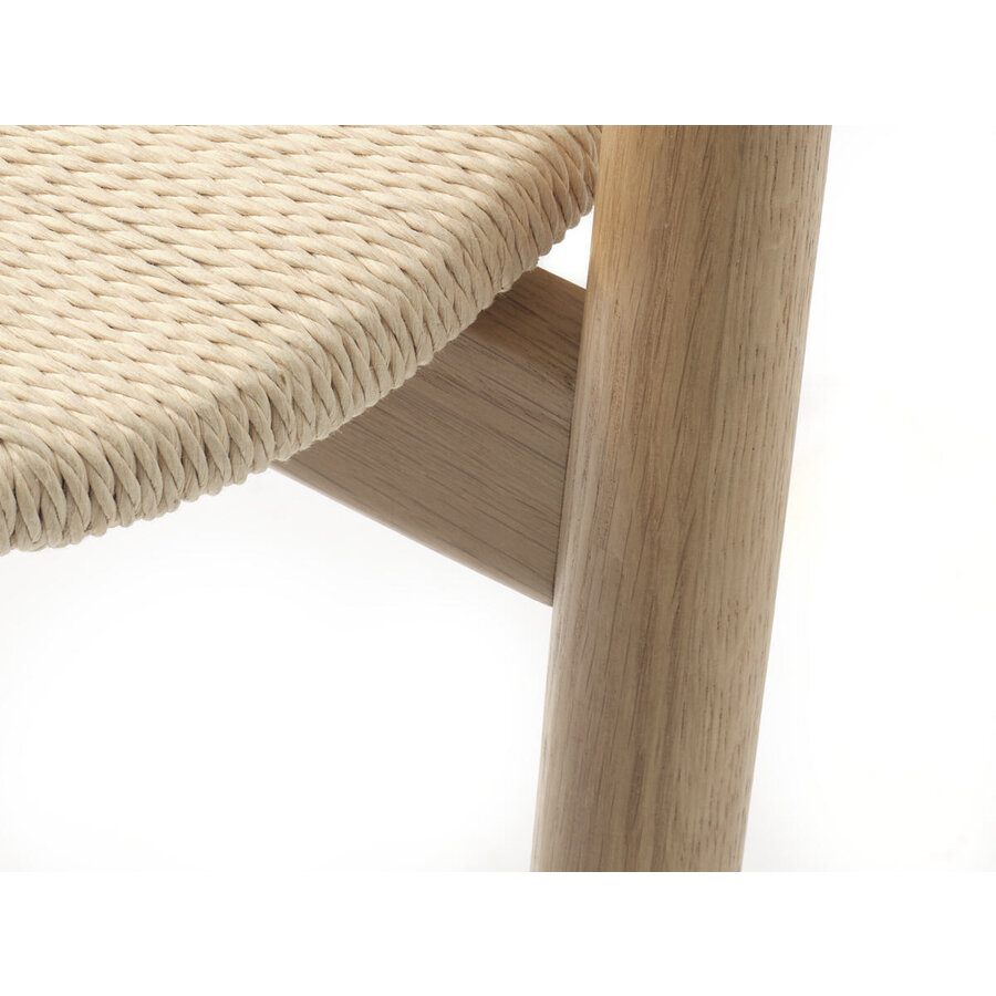 Relate Eetkamerstoel Eiken/Papieren Koord Relate Eetkamerstoel Eiken/Papieren Koord