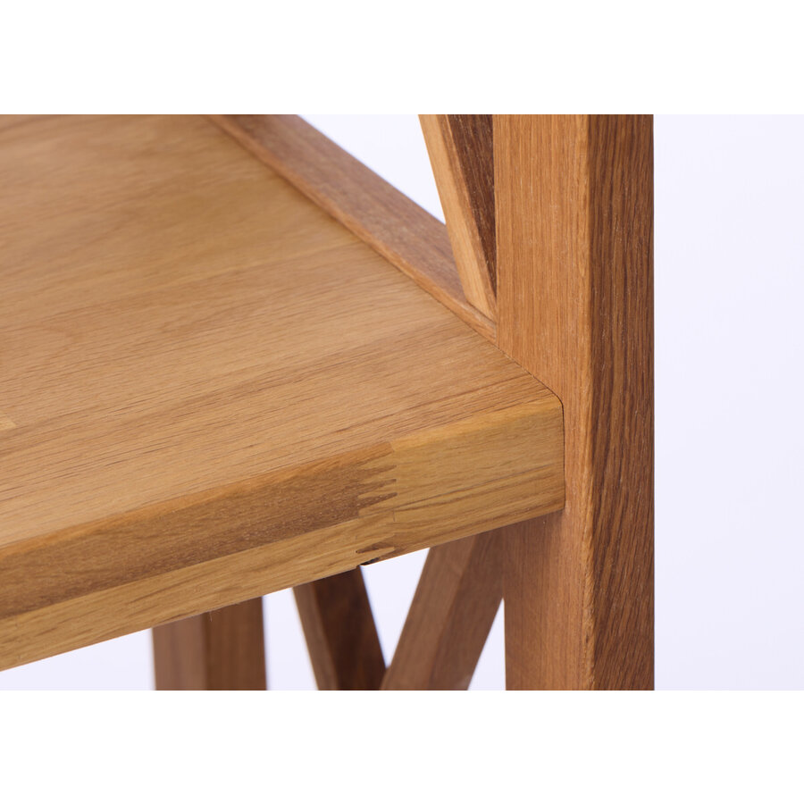 X-Shelf H198 cm Wandkast Eiken 6-Planken X-Shelf H198 cm Wandkast Eiken 6-Planken