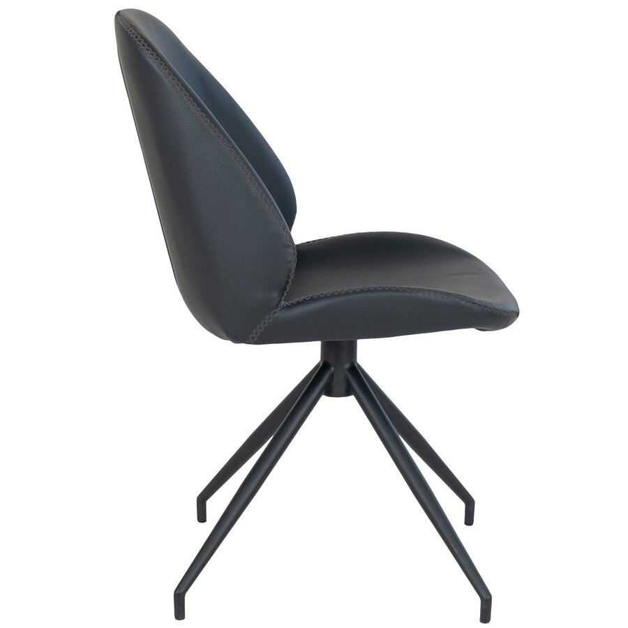 Monte Carlo Zwart Draaistoel Kunstleder Monte Carlo Zwart Draaistoel Kunstleder