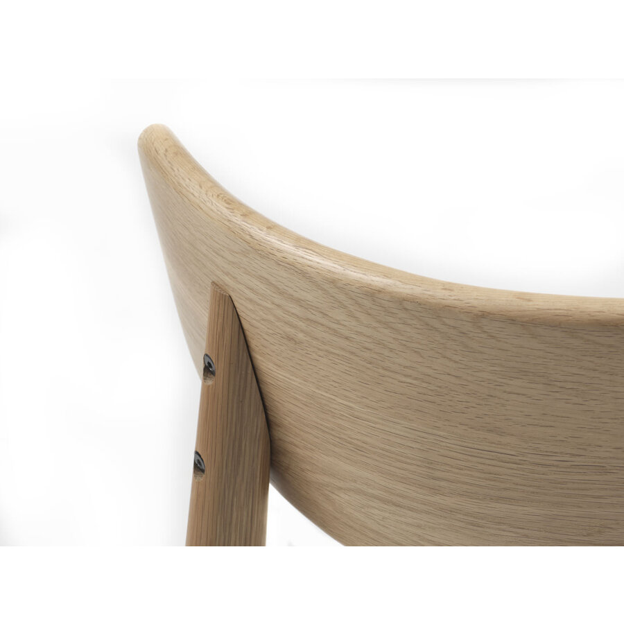 Elim Eetkamerstoel Eiken / Mid-Grijs Bouclé Elim Eetkamerstoel Eiken / Mid-Grijs Bouclé