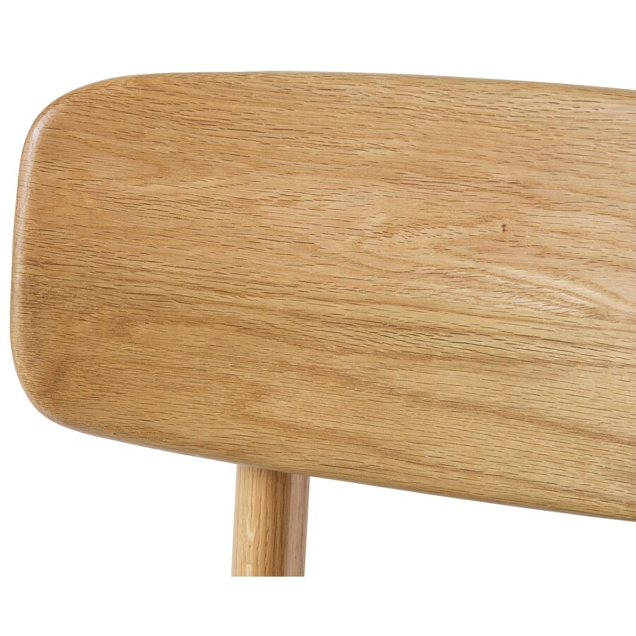 Livo Eetkamerstoel Eiken / Bruin Kunstleder Livo Eetkamerstoel Eiken / Bruin Kunstleder