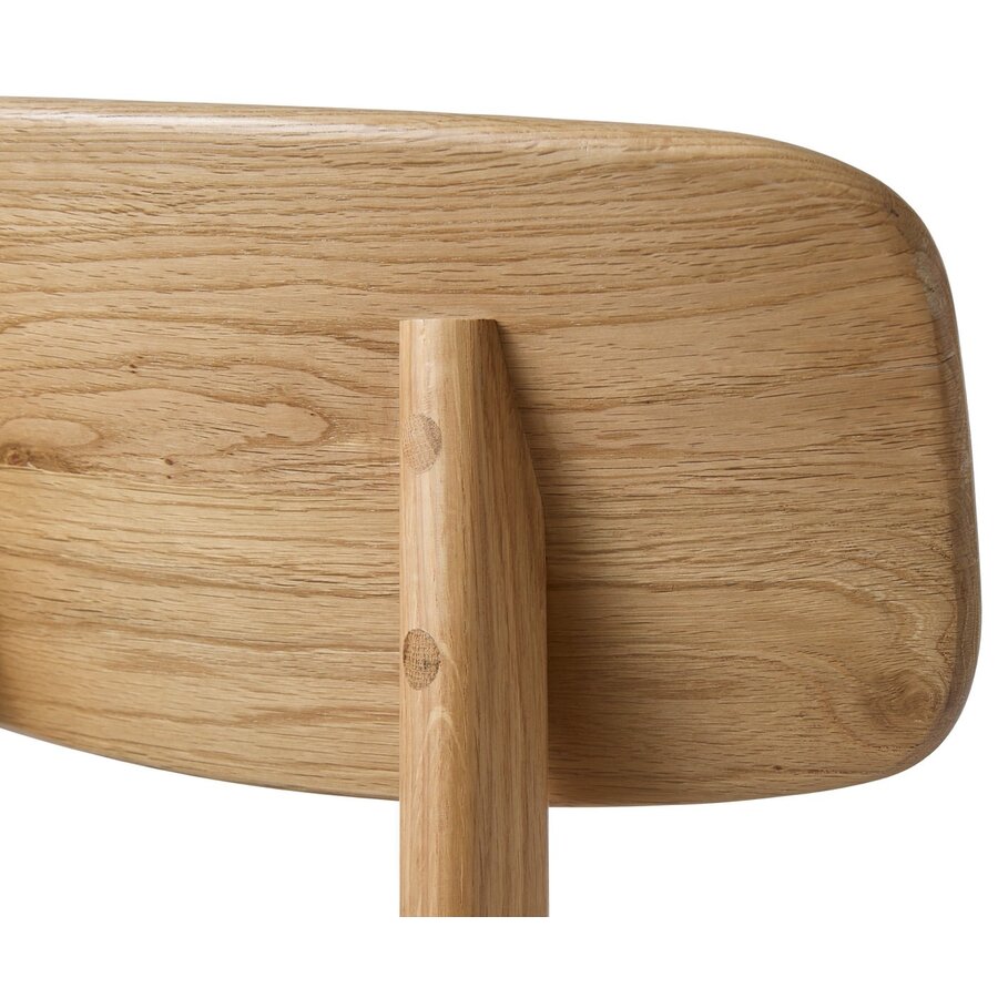 Livo Eetkamerstoel Eiken / Zwart Kunstleder Livo Eetkamerstoel Eiken / Zwart Kunstleder