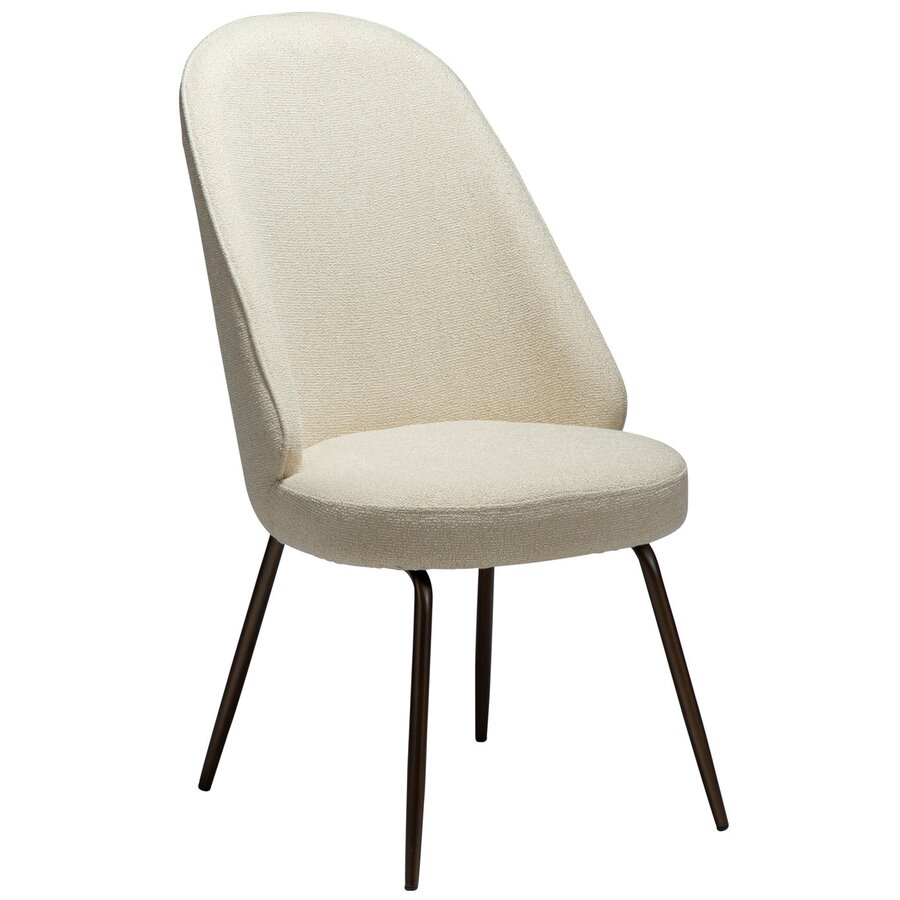 Utopia Amandel Bouclé Eetkamerstoel Utopia Amandel Bouclé Eetkamerstoel