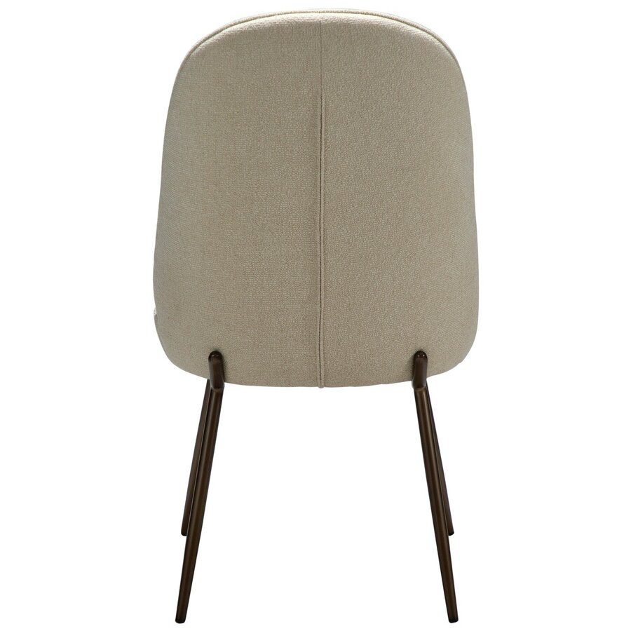 Utopia Amandel Bouclé Eetkamerstoel Utopia Amandel Bouclé Eetkamerstoel