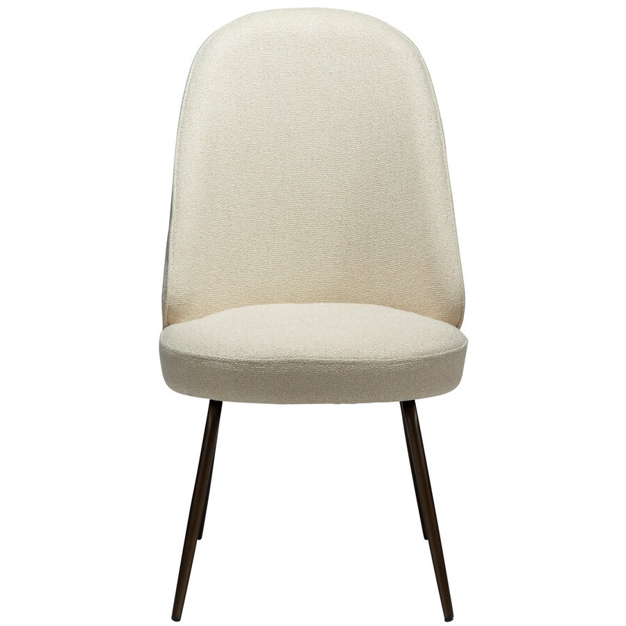 Utopia Amandel Bouclé Eetkamerstoel Utopia Amandel Bouclé Eetkamerstoel