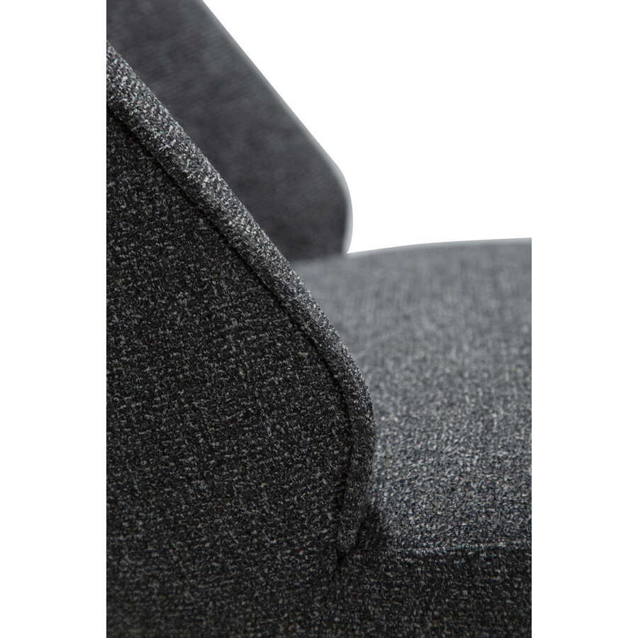 Utopia Grijs Bouclé Eetkamerstoel